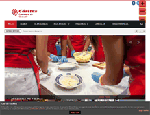 Tablet Screenshot of caritasgranada.org